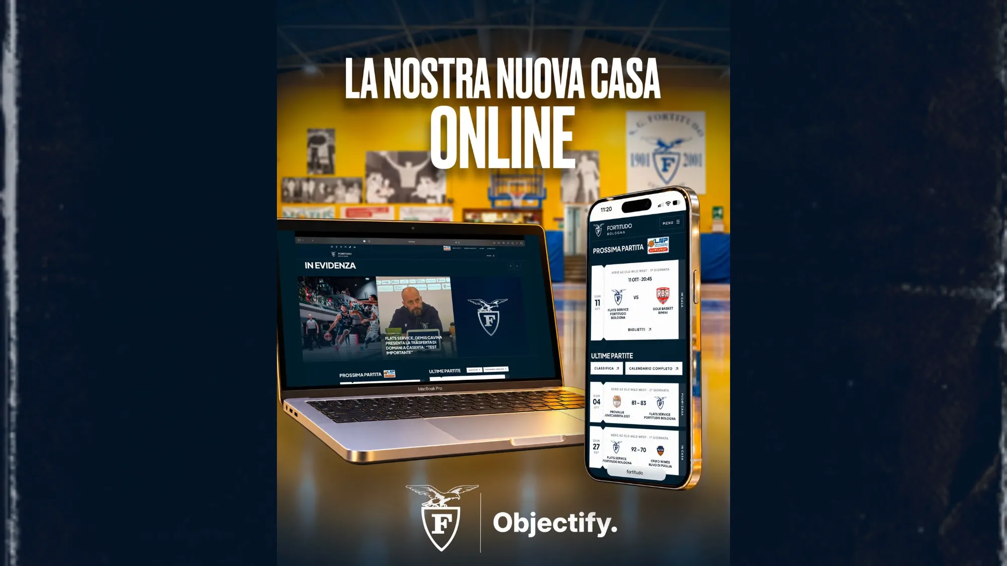 E' ONLINE IL NUOVO SITO DELLA FORTITUDO BY OBJECTIFY. BONACORSI: "L'OBIETTIVO E' VALORIZZARE IL BRAND SU OGNI ASPETTO"